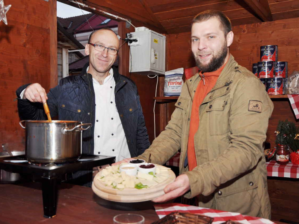 Wigilia na Rynku w Trzebini
