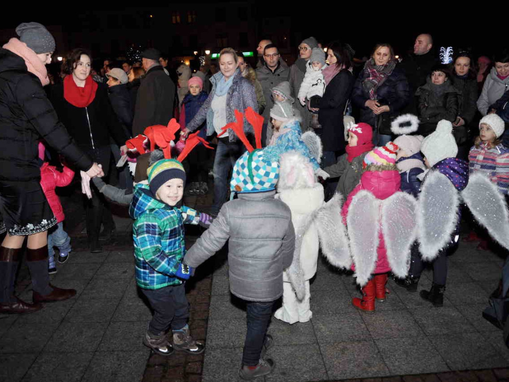 Wigilia na Rynku w Trzebini