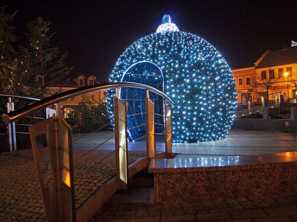 Świąteczna iluminacja w Chrzanowie - grudzień 2015