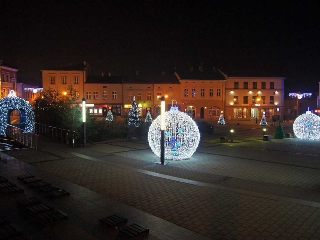 Świąteczna iluminacja w Chrzanowie - grudzień 2015