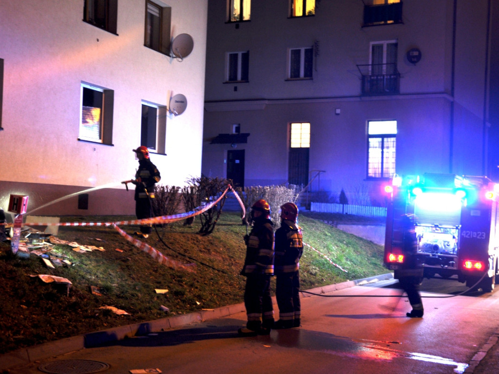 Pożar w mieszkaniu w Chrzanowie - 29.12.2015 r.