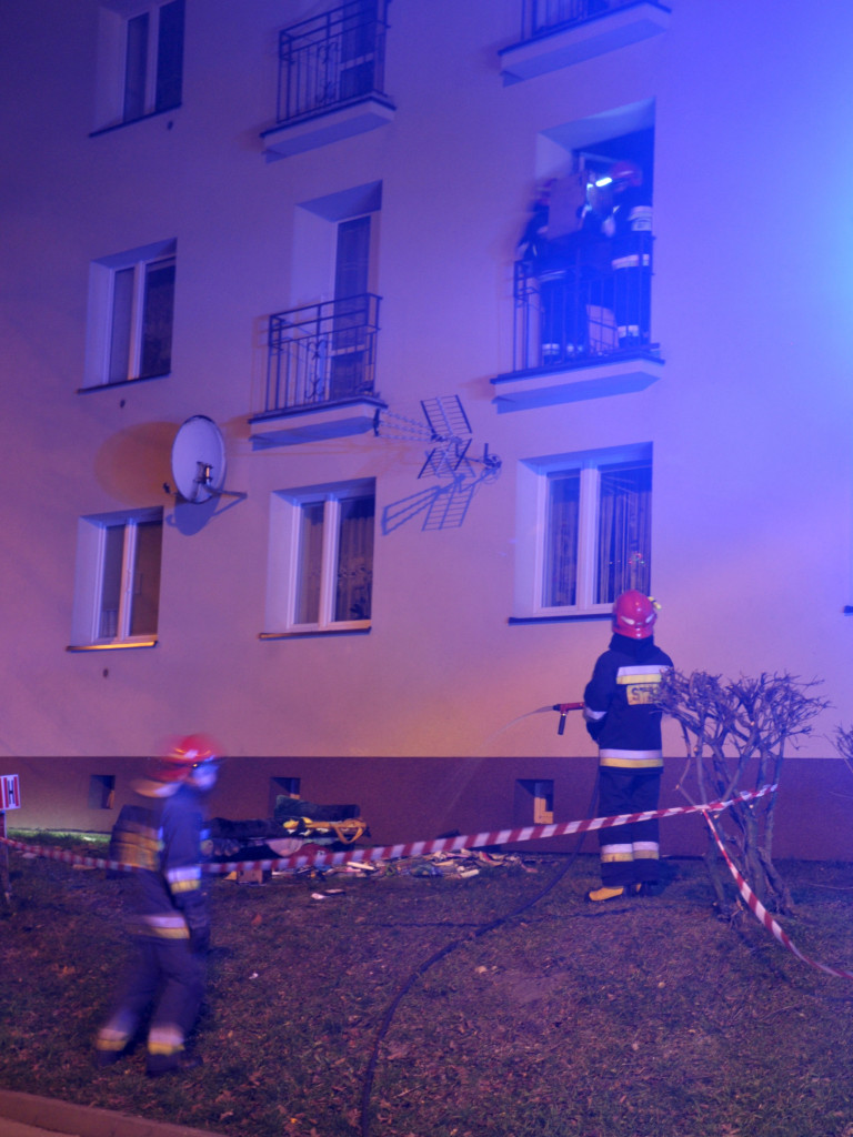 Pożar w mieszkaniu w Chrzanowie - 29.12.2015 r.