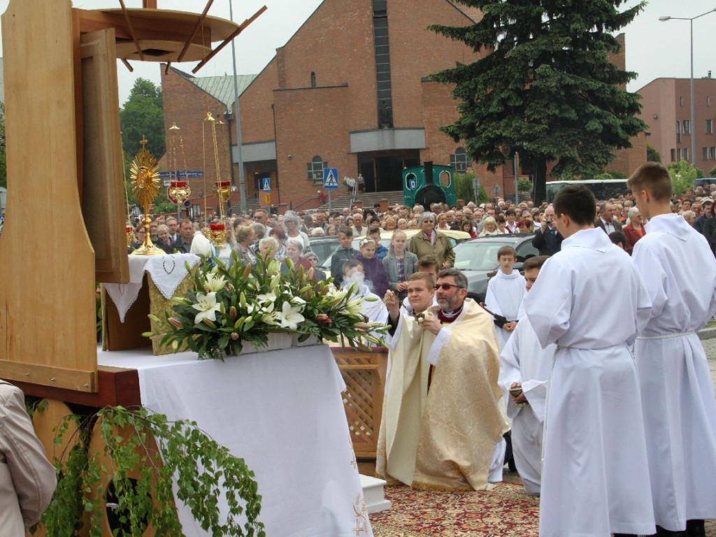 Procesja Bożego Ciała w Chrzanowie 26.05.2016 r.