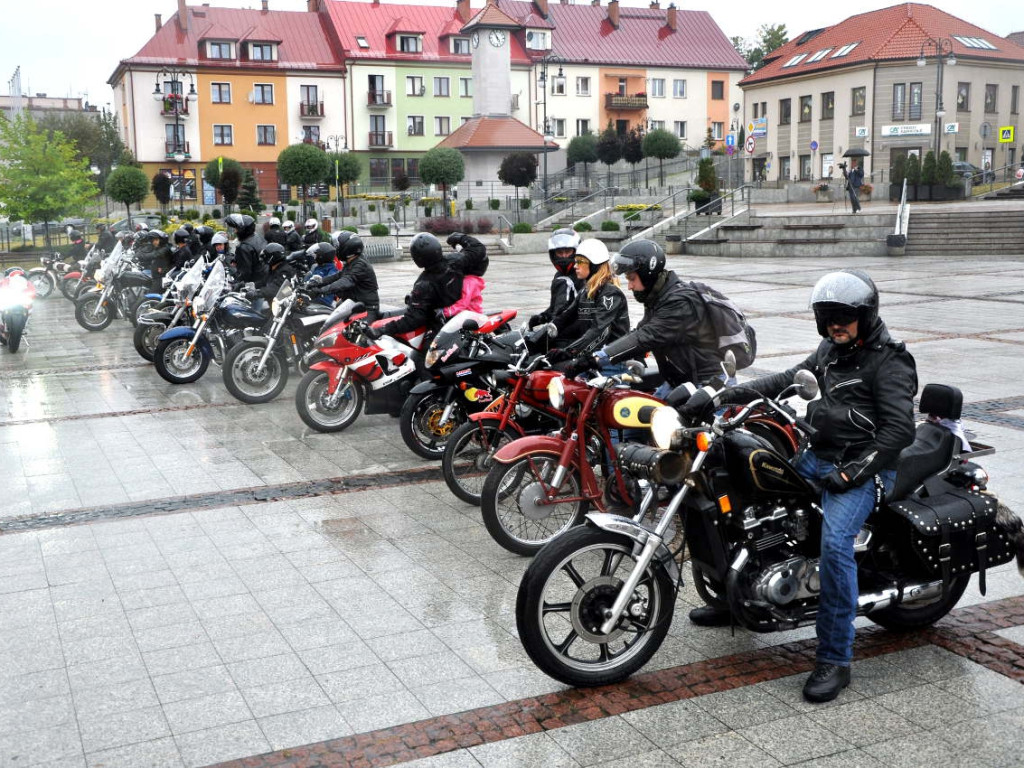 Zlot motocyklowy w Trzebini