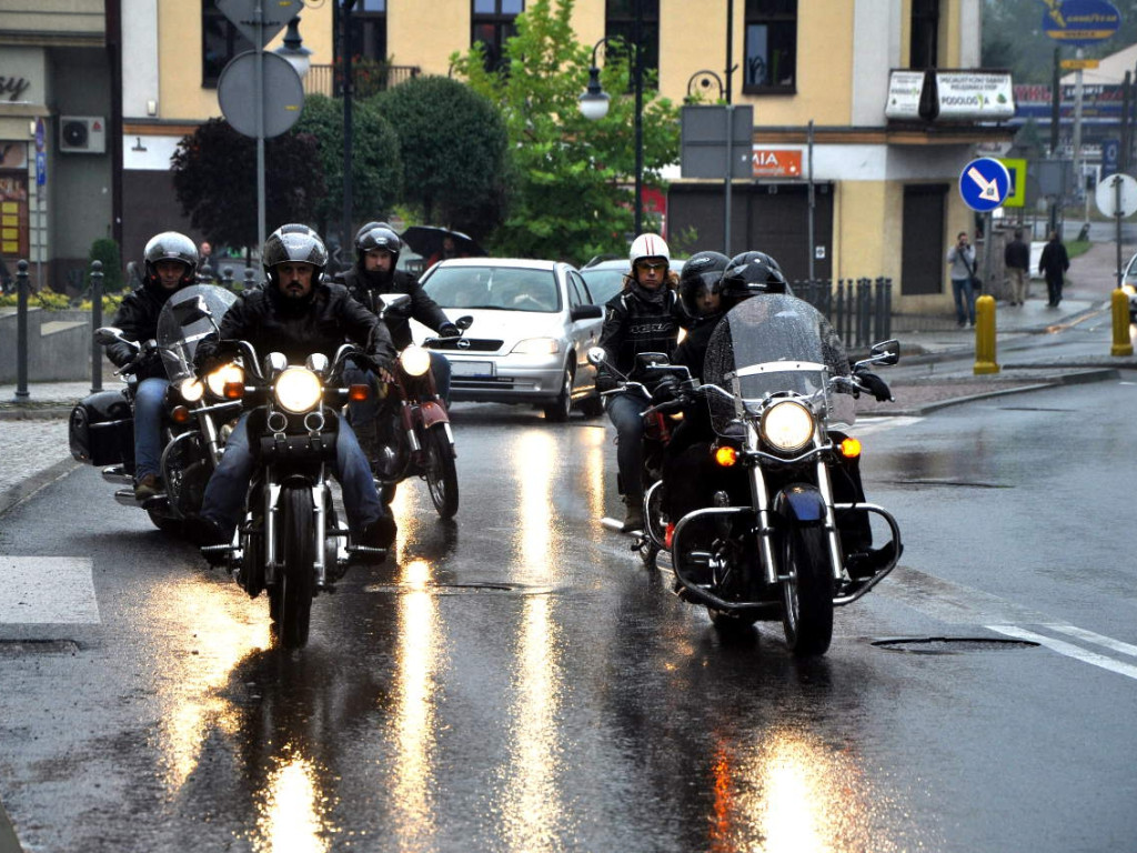 Zlot motocyklowy w Trzebini
