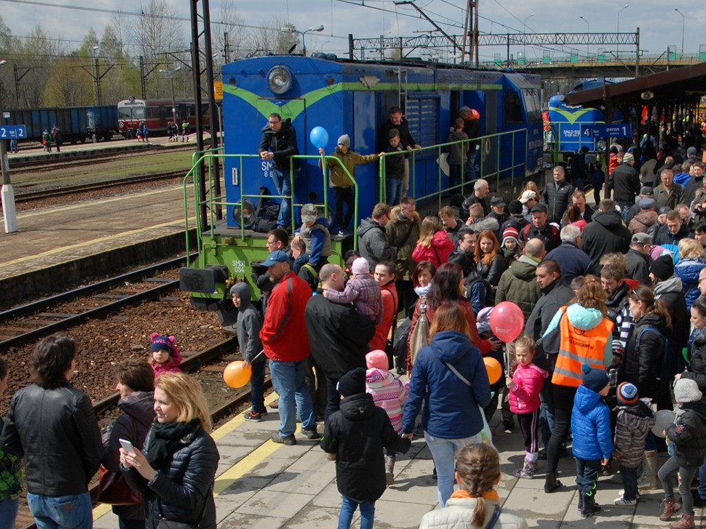 Dzień Techniki Kolejowej w Trzebini 22.04.2017