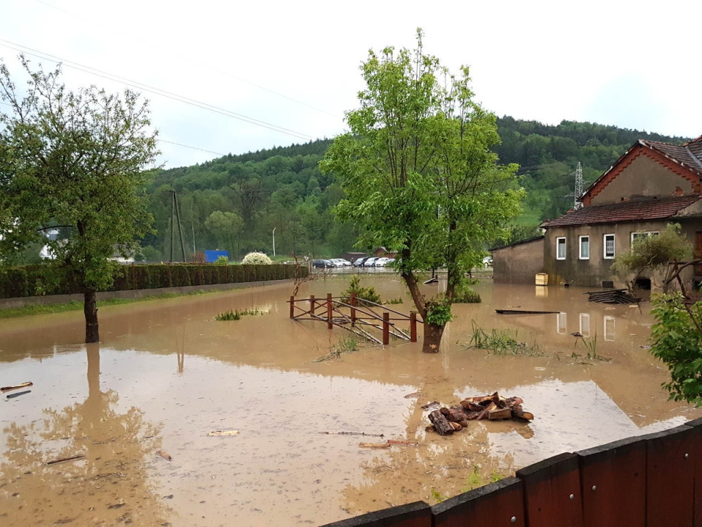 Skutki burzy nad Regulicami - 30.05.2017