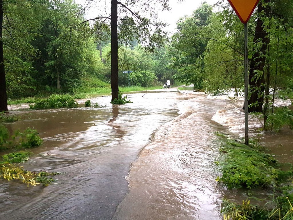 Skutki burzy nad Regulicami - 30.05.2017