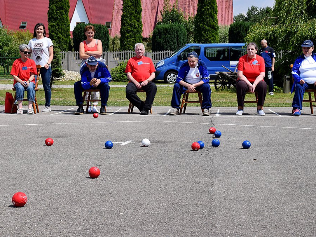 Rozgrywki sportowe Boccia 2017 w Domu Pomocy Społecznej Caritas Archidiecezji Krakowskiej w Zatorze