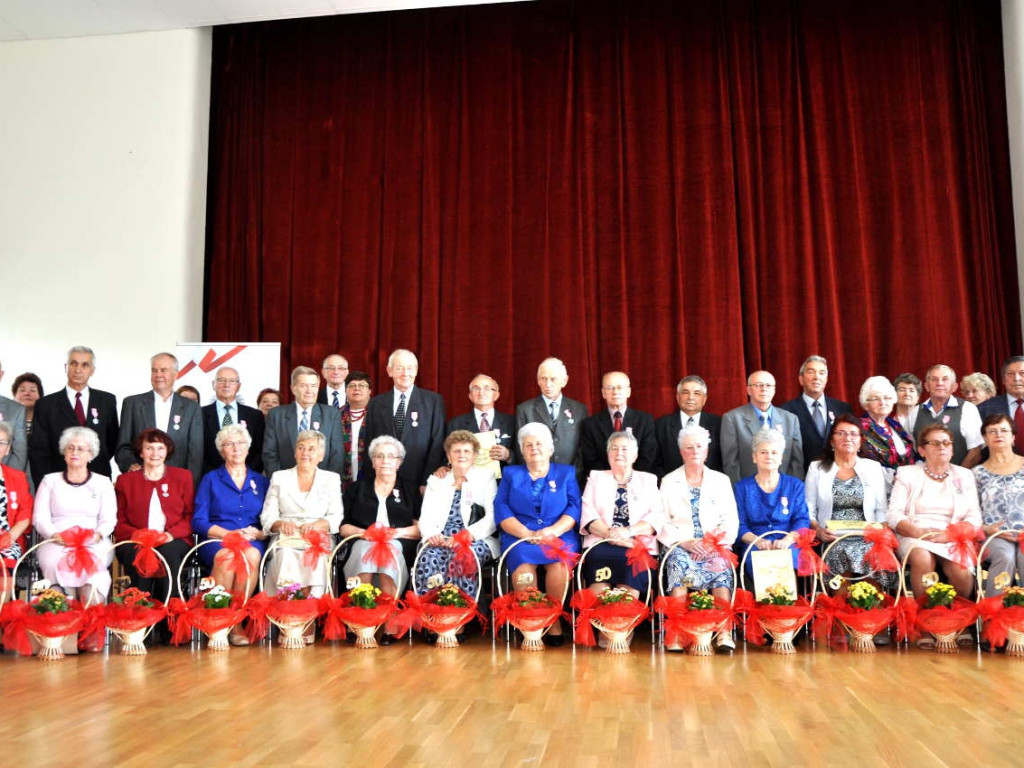 Jubileusz Złotych Godów i Diamentowych Godów w Trzebini 09.09.2017
