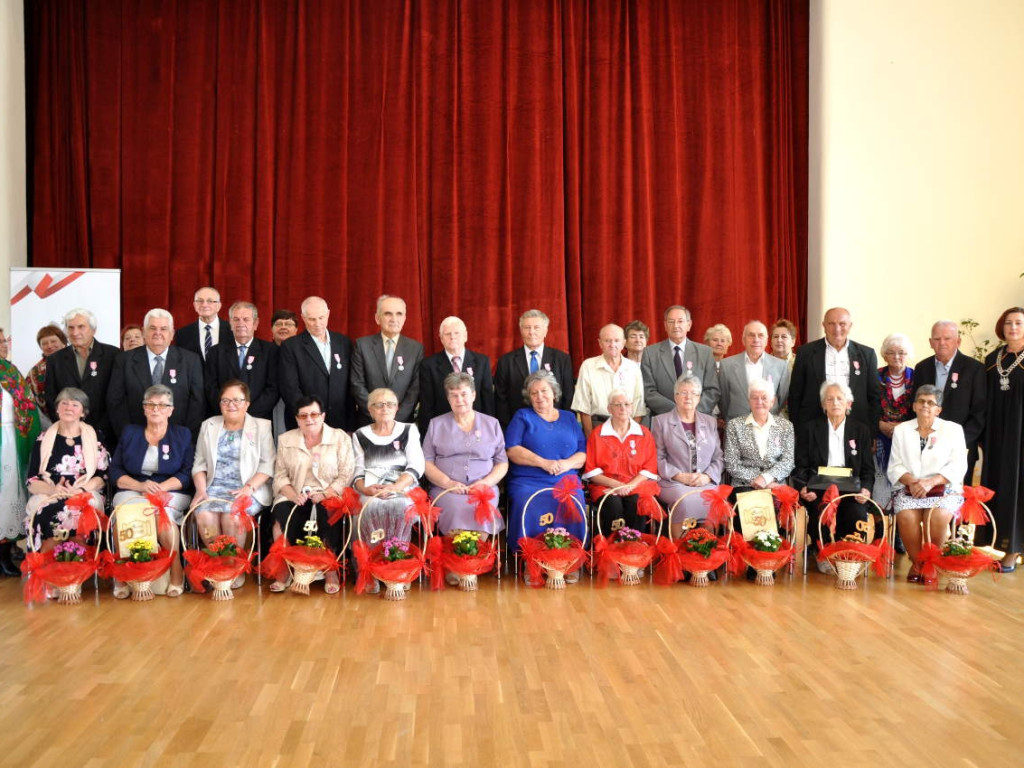 Jubileusz Złotych Godów i Diamentowych Godów w Trzebini 09.09.2017