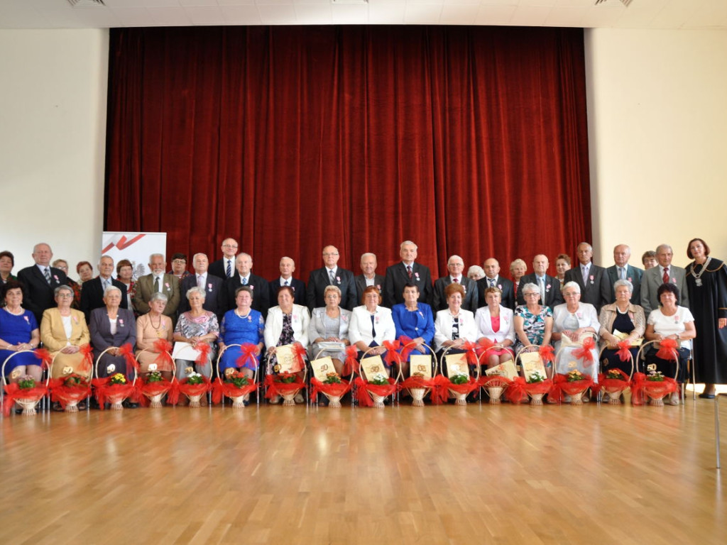 Jubileusz Złotych Godów i Diamentowych Godów w Trzebini 09.09.2017