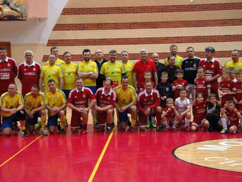 Mecz WOŚP oldbojów Wisły Krakłów i Fabloku Chrzanów - 13.01.2018 r