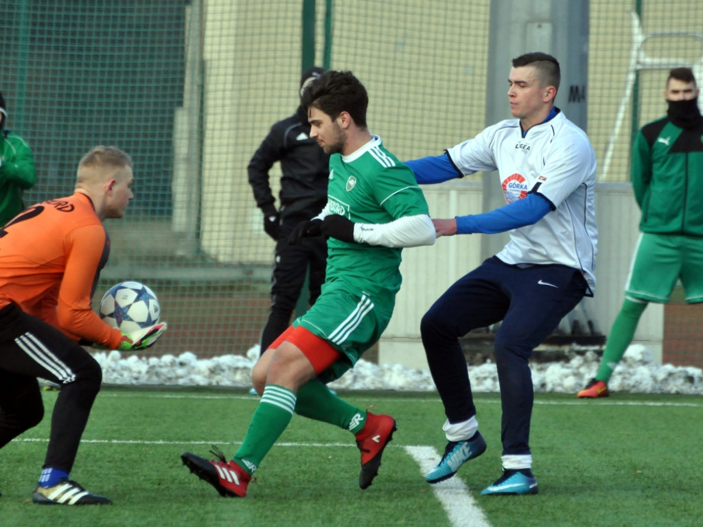 Mecz sparingowy MKS Trzebinia - Rekord Bielsko-Biała - 20.01.2018 r.