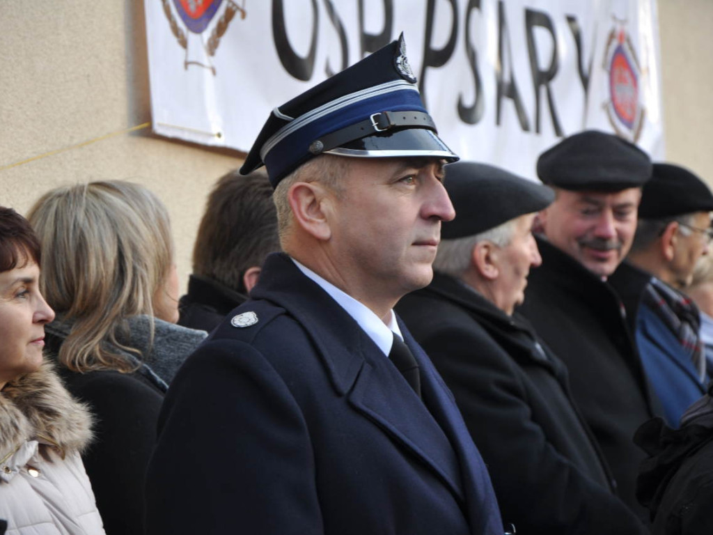 Uroczyste przekazanie nowych wozów Ochotniczej Straży Pożarnej w Psarach