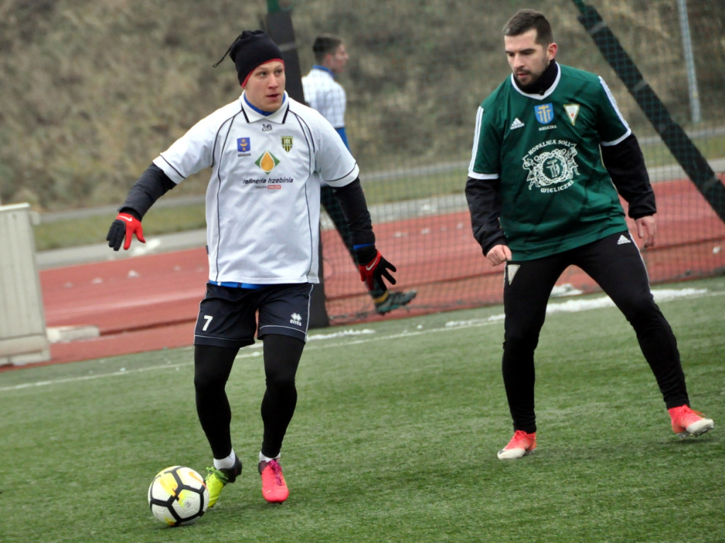 Mecz sparingowy Górnik Wieliczka - MKS Trzebinia - 27.01.2018 r.