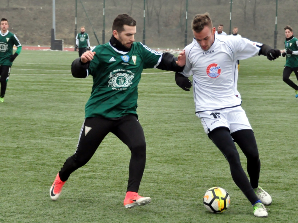 Mecz sparingowy Górnik Wieliczka - MKS Trzebinia - 27.01.2018 r.