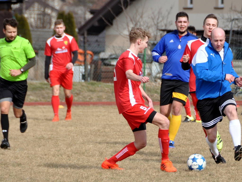 Sparing UKS Dulowa - juniorzy starsi MKS Trzebinia - 10.03.2018 r.