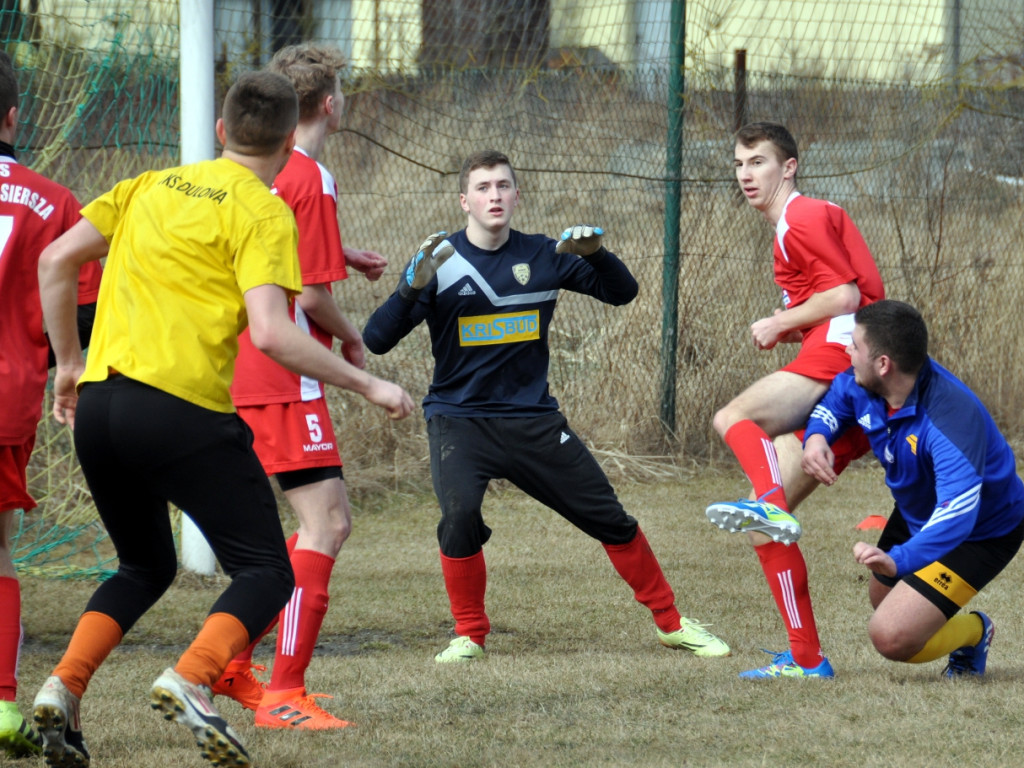 Sparing UKS Dulowa - juniorzy starsi MKS Trzebinia - 10.03.2018 r.