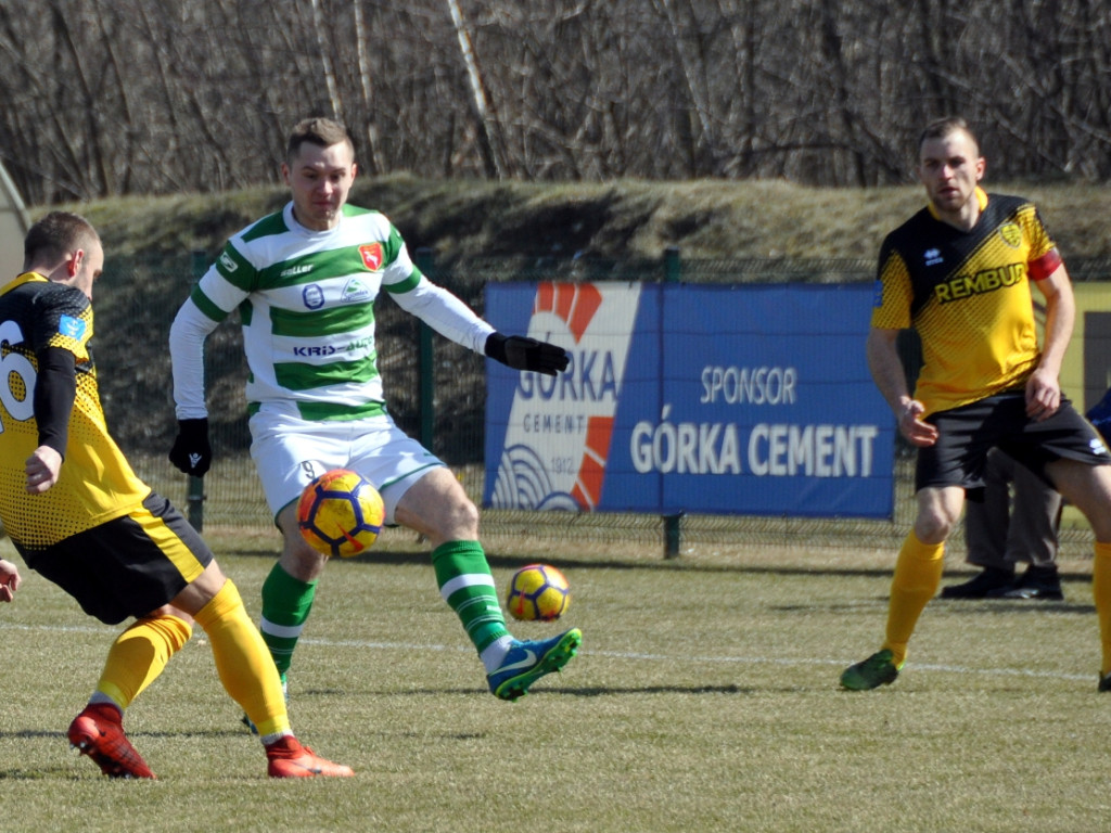 Mecz piłkarskiej III ligi: MKS Trzebinia - Orlęta Radzyń Podlaski - 24.03.2018 r.