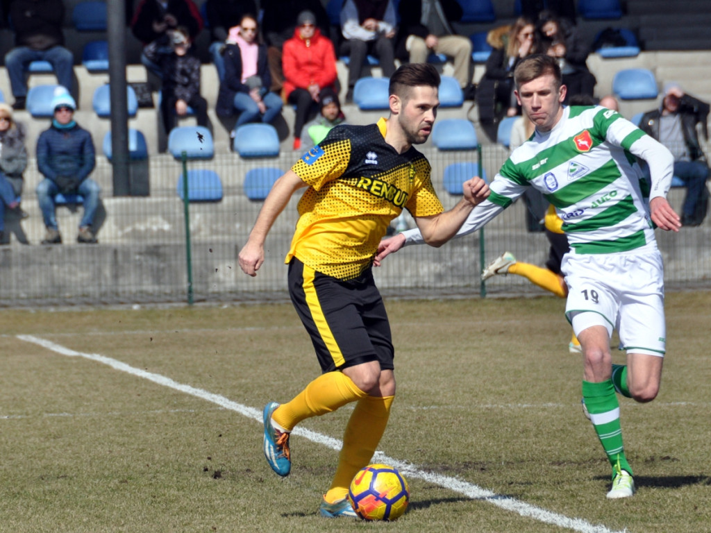 Mecz piłkarskiej III ligi: MKS Trzebinia - Orlęta Radzyń Podlaski - 24.03.2018 r.