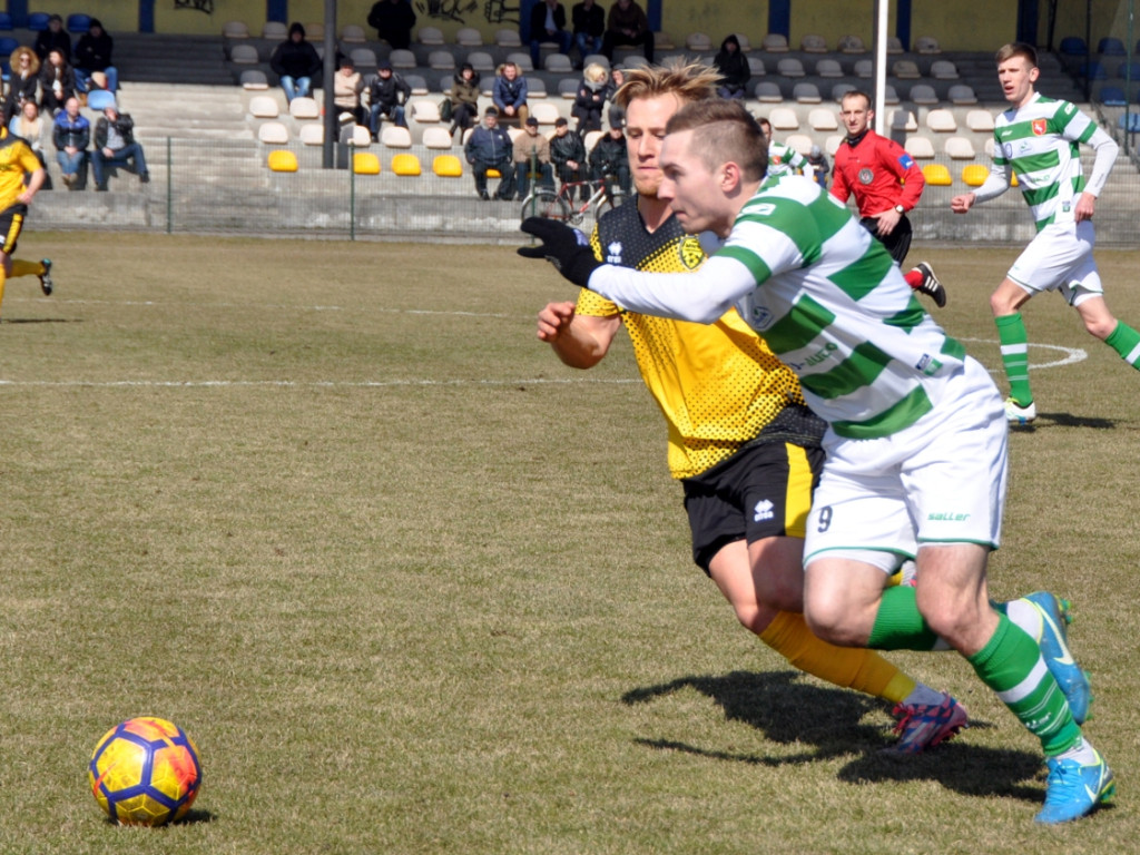 Mecz piłkarskiej III ligi: MKS Trzebinia - Orlęta Radzyń Podlaski - 24.03.2018 r.