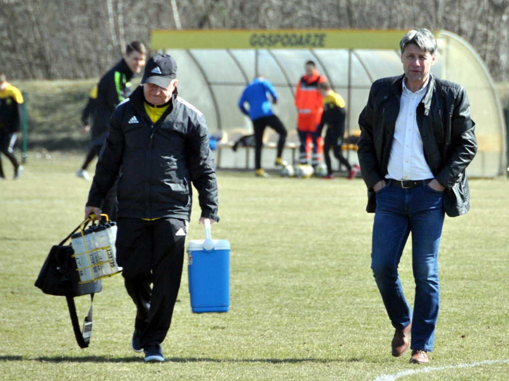 Mecz piłkarskiej III ligi: MKS Trzebinia - Orlęta Radzyń Podlaski - 24.03.2018 r.