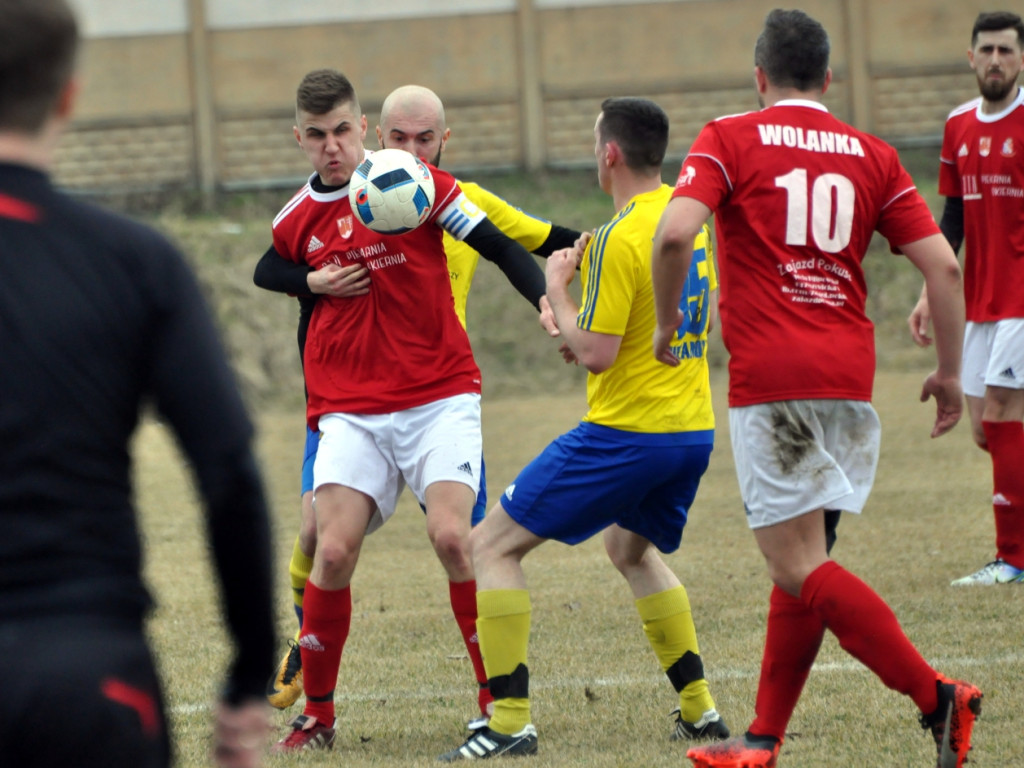 Mecz A-klasy Wolanka Wola Filipowska - Fablok Chrzanów - 31.03.2018 r.