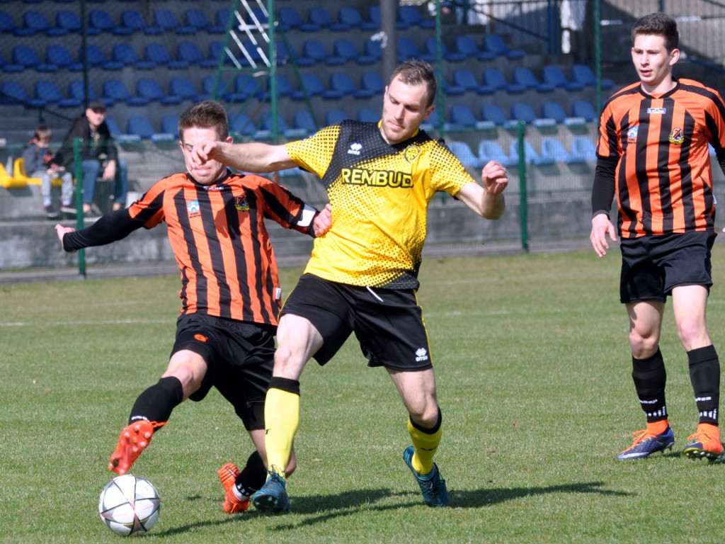 Mecz III ligi: MKS Trzebinia - KSZO Ostrowiec Świętokrzyski - 07.04.2018 r.