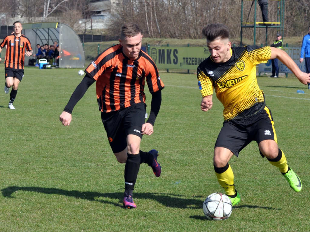 Mecz III ligi: MKS Trzebinia - KSZO Ostrowiec Świętokrzyski - 07.04.2018 r.