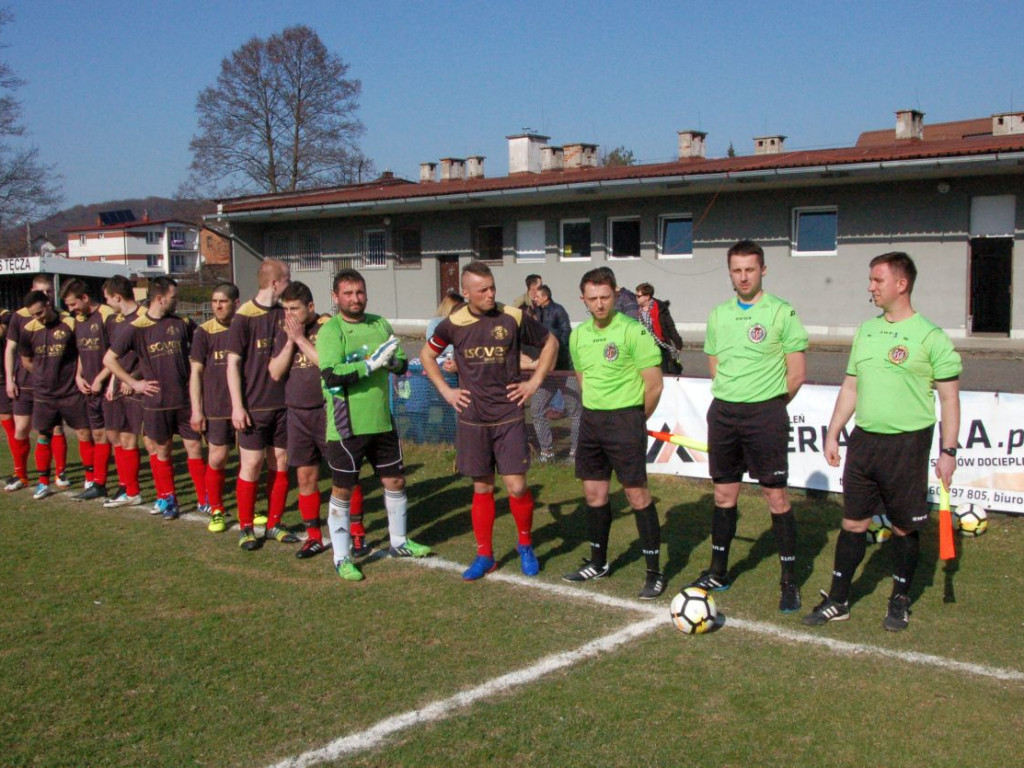 Mecz klasy B Tęcza Tenczynek - SPRiN Regulice - 7.04.2018 r.