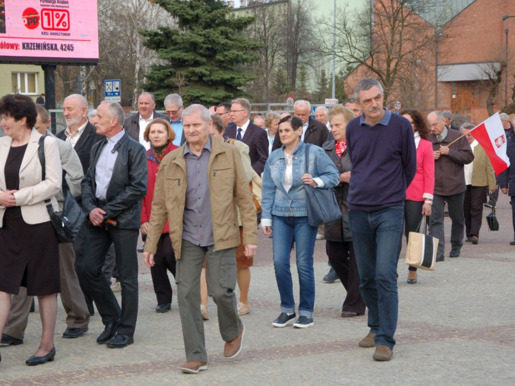 Rocznica katastrofy smoleńskiej w Chrzanowie - 10.04.2018 r.