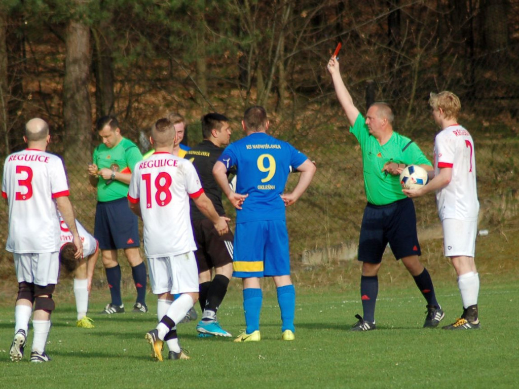 Mecz B-klasy Okleśnej z Regulicami - 15.04.2018 r.
