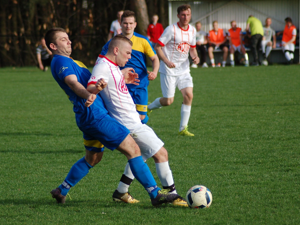Mecz B-klasy Okleśnej z Regulicami - 15.04.2018 r.
