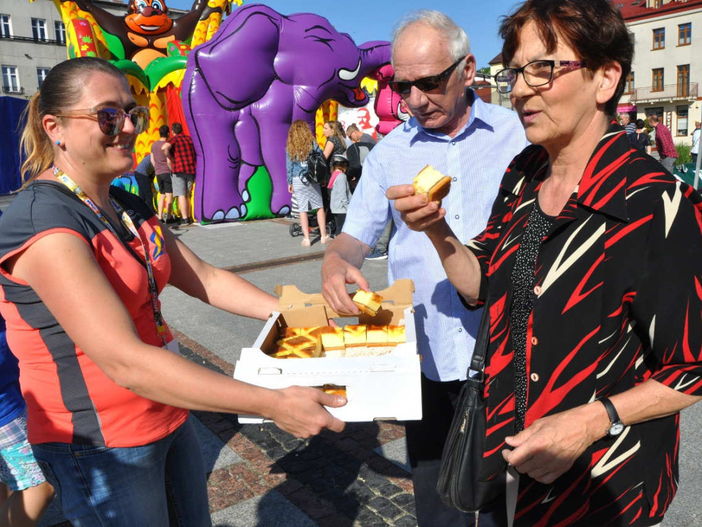 Piknik osiedla Centrum na Rynku w Trzebini