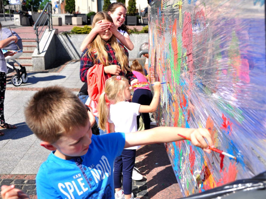 Piknik osiedla Centrum na Rynku w Trzebini