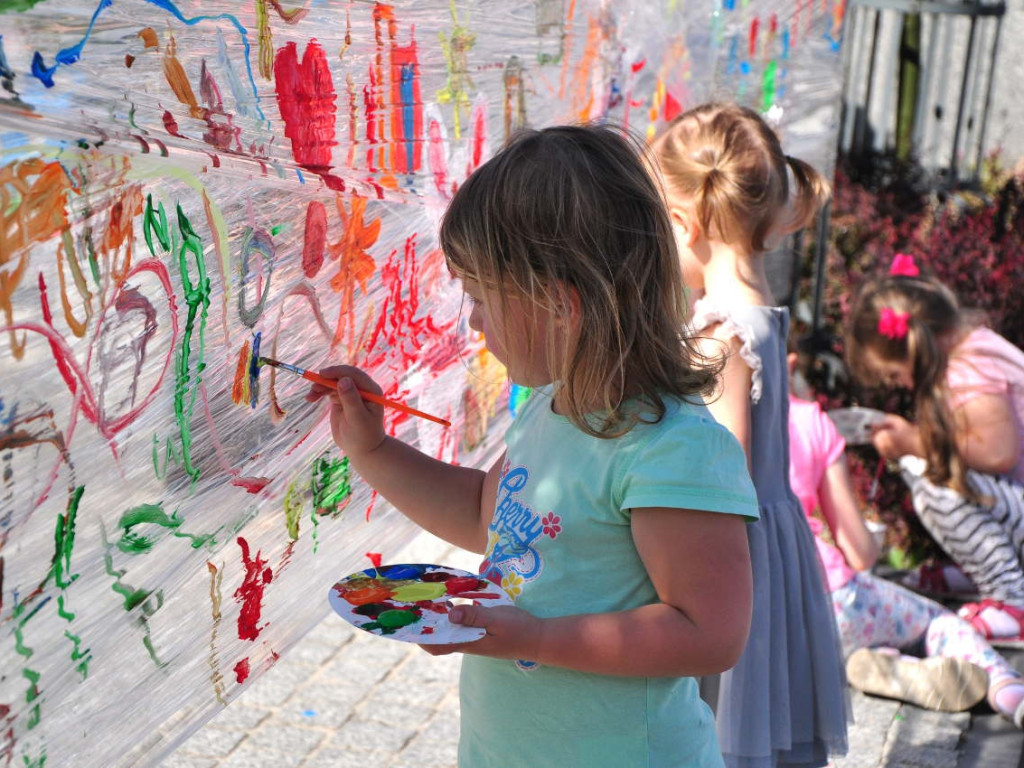 Piknik osiedla Centrum na Rynku w Trzebini