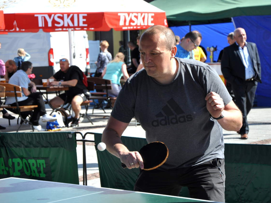 Piknik osiedla Centrum na Rynku w Trzebini