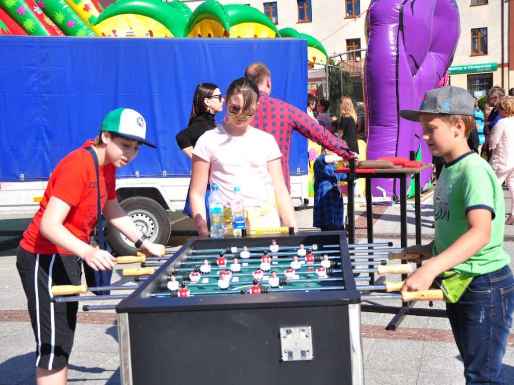 Piknik osiedla Centrum na Rynku w Trzebini