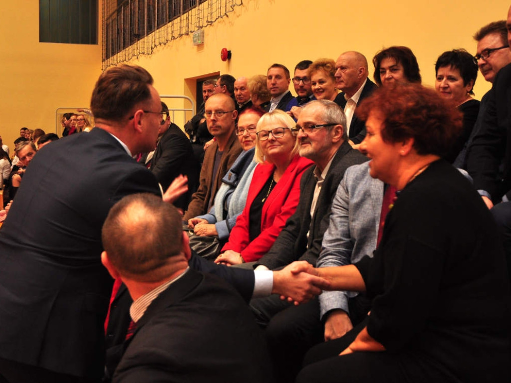 Uroczyste otwarcie sali gimnastycznej przy Szkole Podstawowej w Myślachowicach 23.11.2018