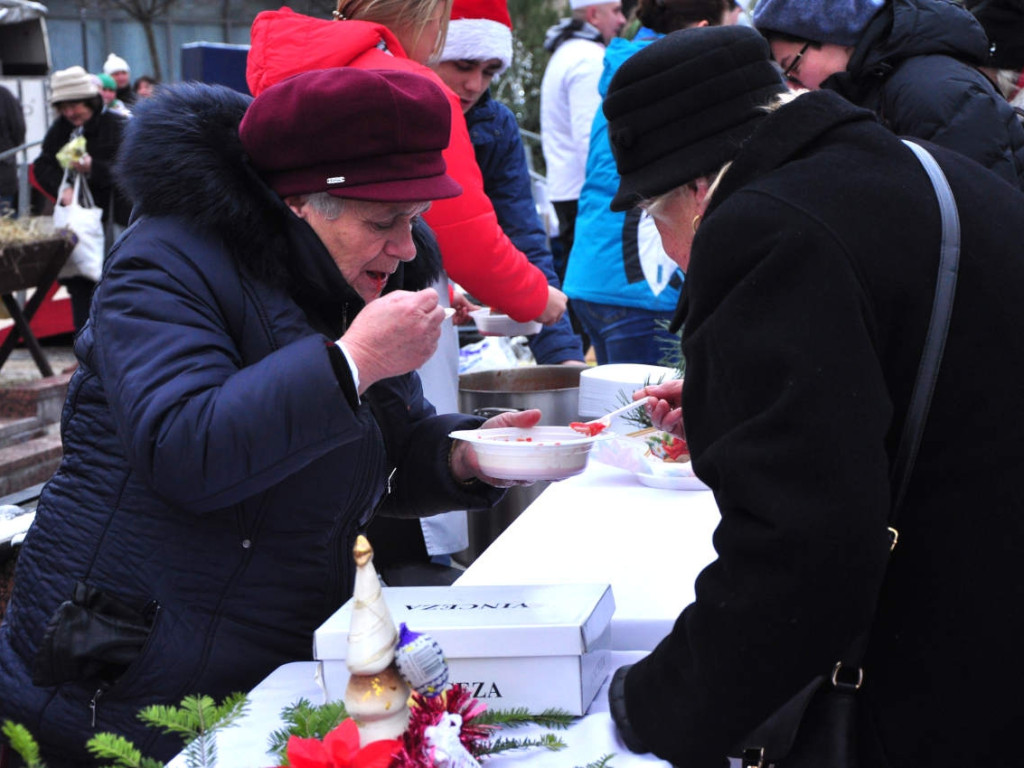 Spotkanie wigilijne na Rynku w Chrzanowie 15.12.2018r.