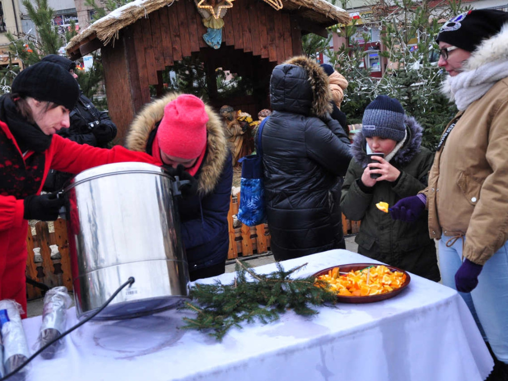 Spotkanie wigilijne na Rynku w Chrzanowie 15.12.2018r.