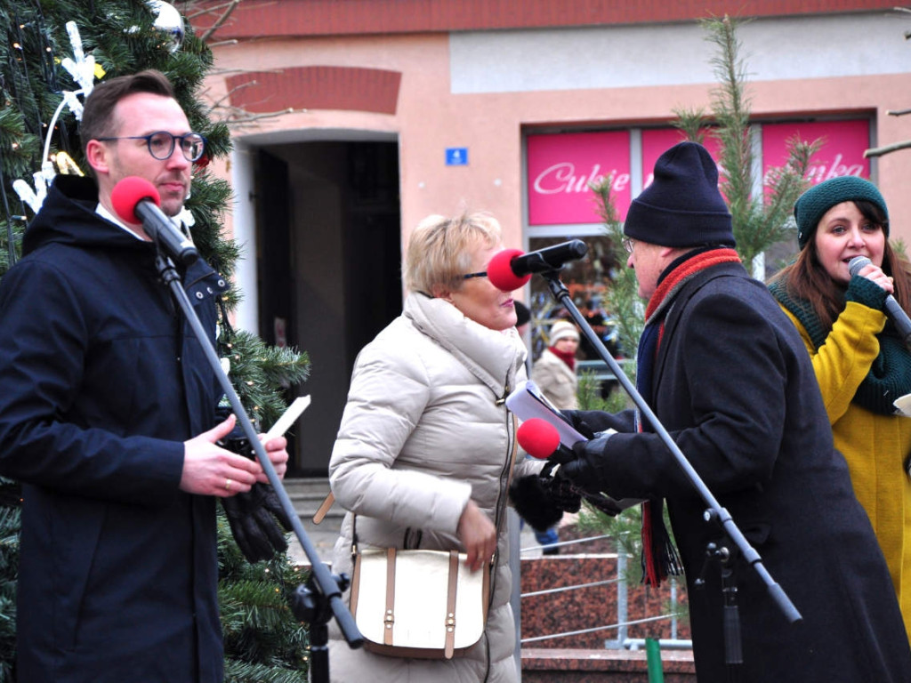 Spotkanie wigilijne na Rynku w Chrzanowie 15.12.2018r.