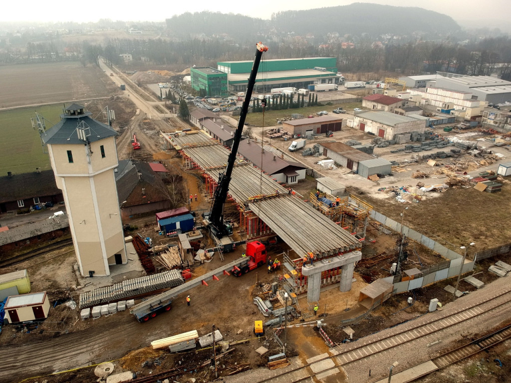 Powstają nowe wiadukty w Krzeszowicach i Trzebini 14.03.2019r.