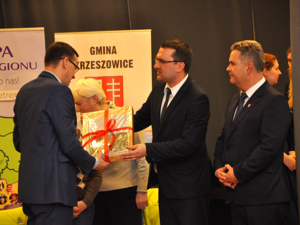 Premier Mateusz Morawiecki na spotkaniu z seniorami w Krzeszowicach 18.03.2019r.