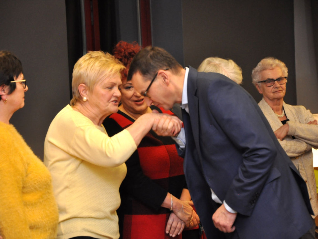 Premier Mateusz Morawiecki na spotkaniu z seniorami w Krzeszowicach 18.03.2019r.