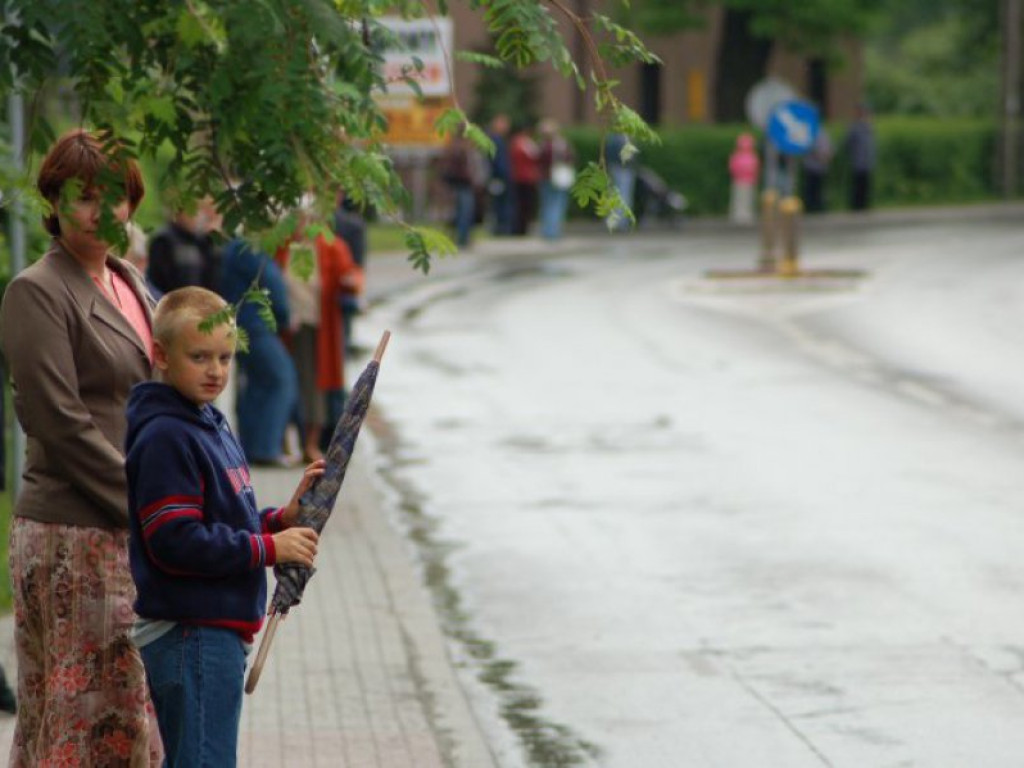 Przejazd papieża Benedykta XVI przez Chrzanów i Libąż 28.05.2006 r.