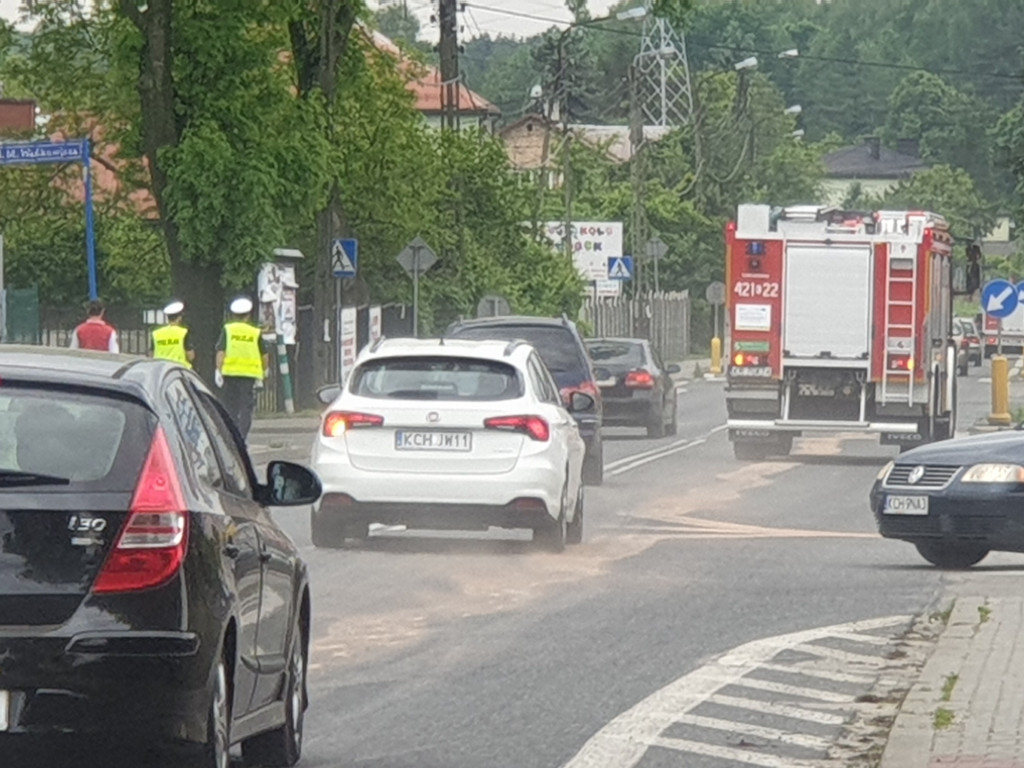 Wyciek na ulicy Oświęcimskiej - 1.06.2019 r.