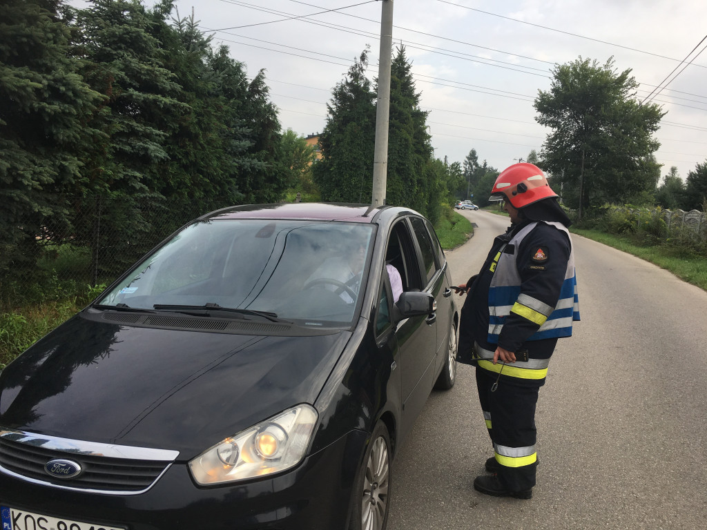 Akcja w Libiążu na ul. Gromieckiej - 1.08.2019 r.