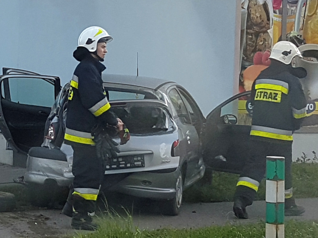 Zderzenie karetki z osobówką w Woli Filipowskiej 20.09.2019r.